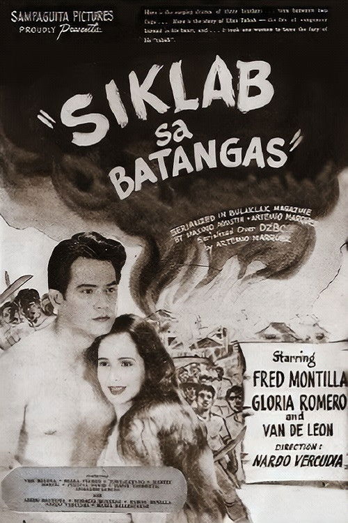 Siklab sa Batangas (1952) poster