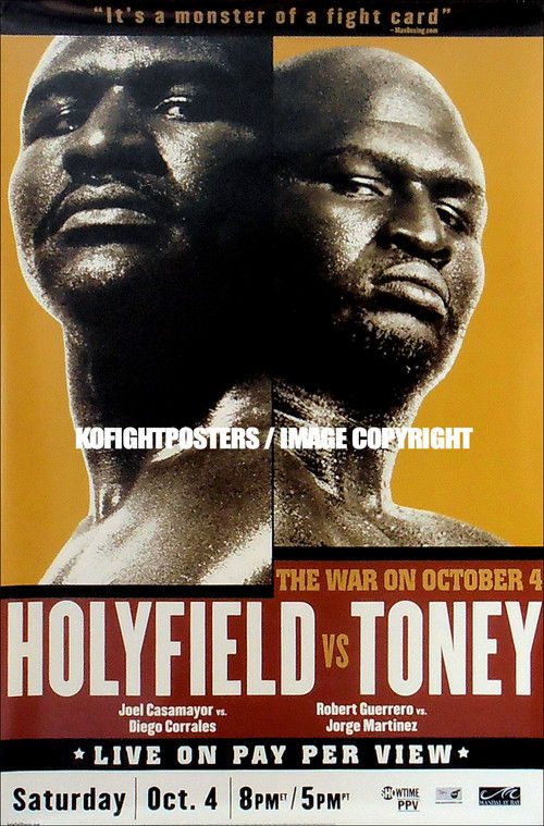 Evander Holyfield vs. James Toney (2003) poster