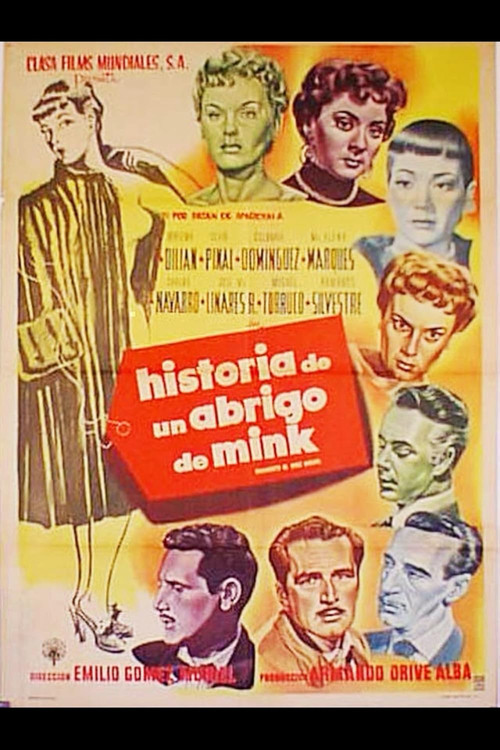 Historia de un abrigo de mink (1955) poster