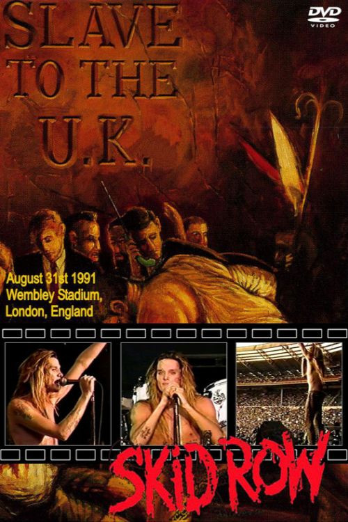 Skid Row | Slave to the U.K. (1991) poster