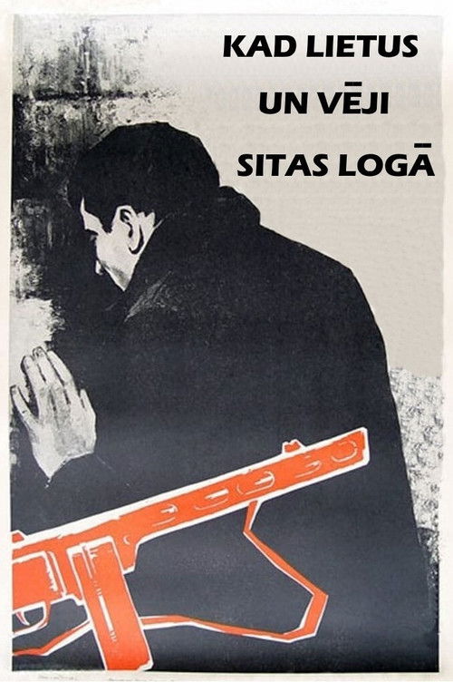Kad lietus un vēji sitas logā (1967) poster