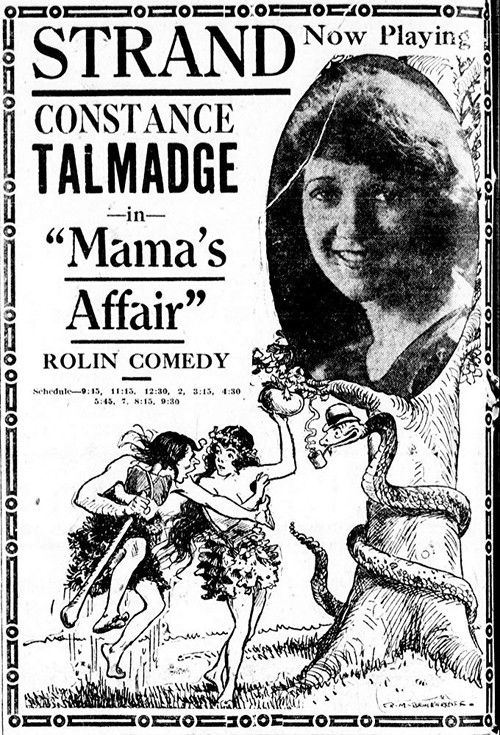 Mama's Affair (1921) poster