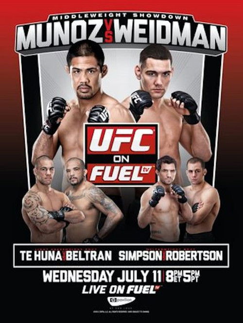 UFC on Fuel TV 4: Munoz vs. Weidman (2012) poster