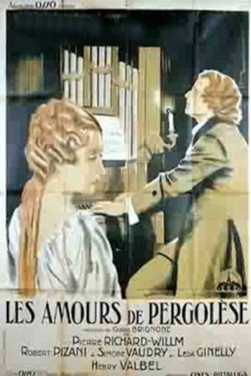 Les Amours de Pergolese (1933) poster