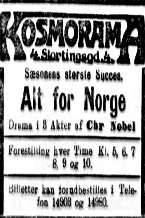 Everything for Norway (1912) poster