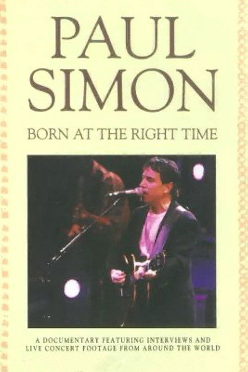 Paul Simon:  Born at the Right Time (1993) poster
