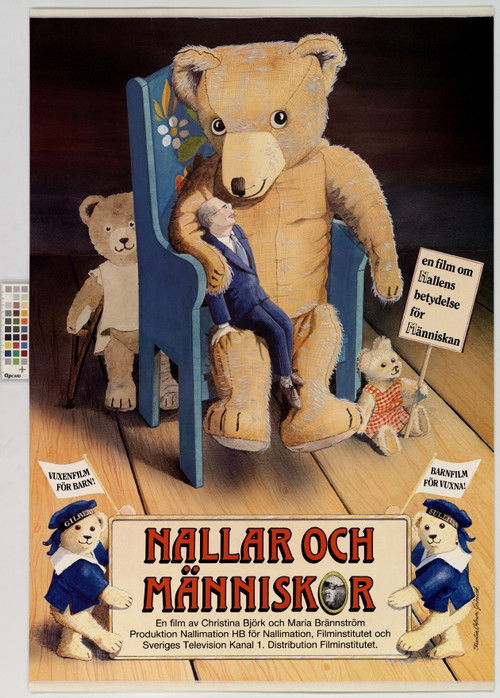 Nallar och människor (1989) poster