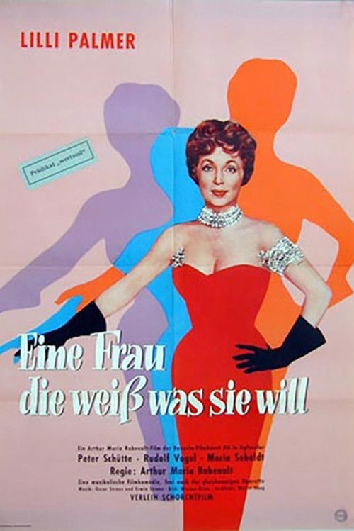 Eine Frau, die weiß was sie will (1958) poster