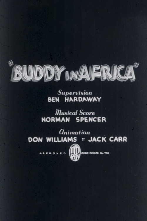 Buddy in Africa (1935) poster