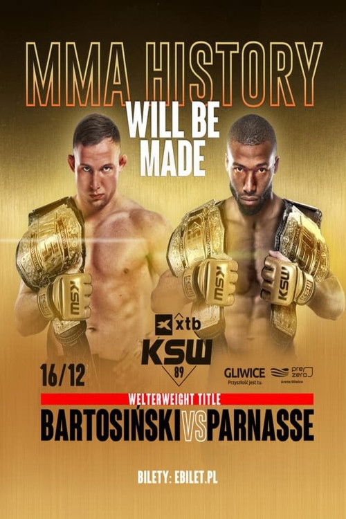 KSW 89: Bartosinski vs. Parnasse (2023) poster