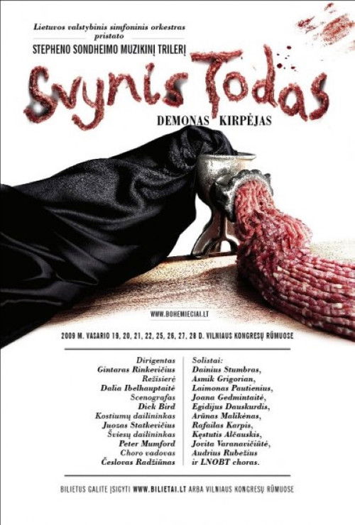 Sweeney Todd: the Demon Barber of Fleet Street (2009) poster