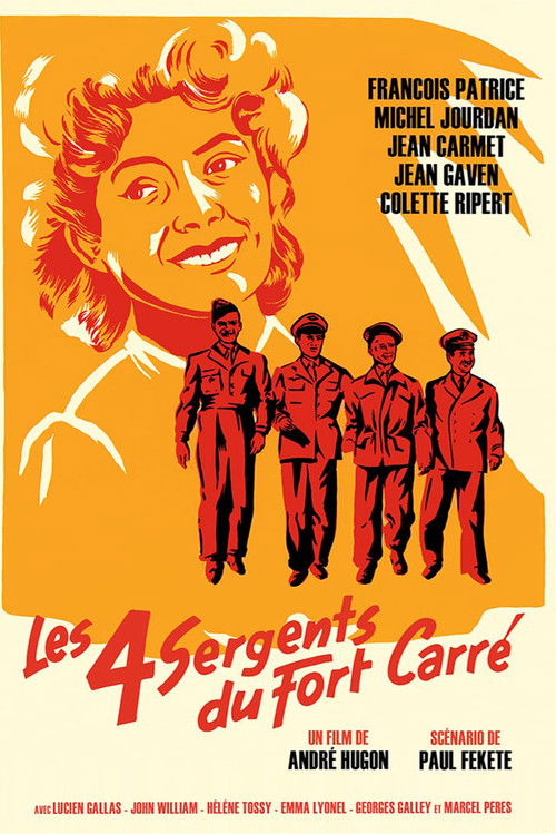 Les Quatre Sergents du Fort Carré (1952) poster