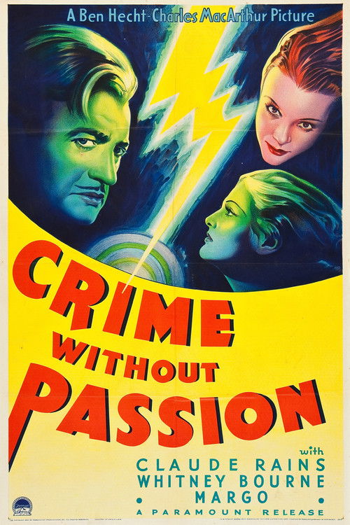 Crime Without Passion (1934) poster