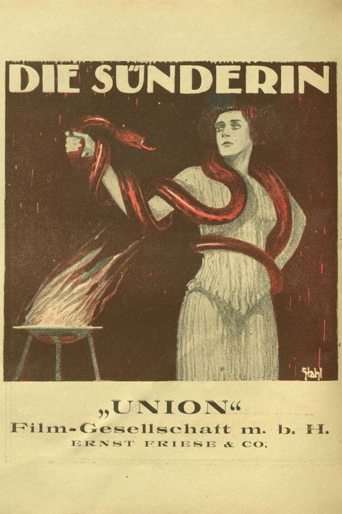 Die Sünderin (1919) poster