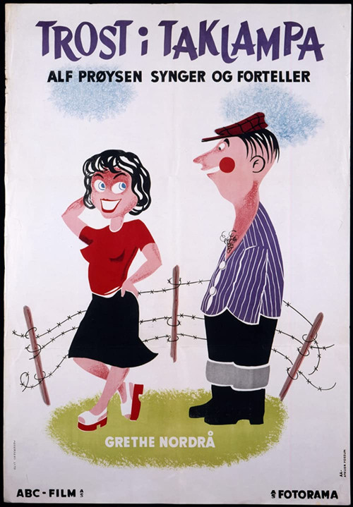Trost i taklampa (1955) poster