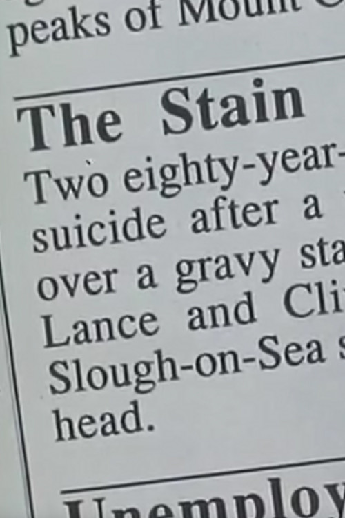 The Stain (1991) poster