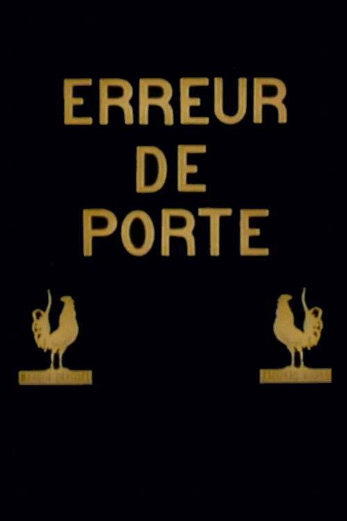 Erreur de Porte (1904) poster