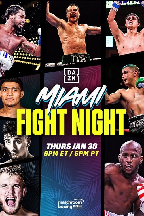 DAZN Miami Fight Night (2020) poster