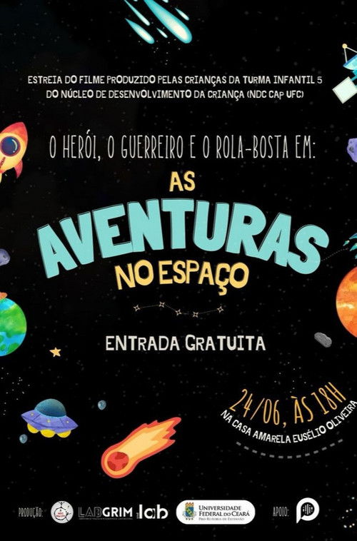 O Herói, o Guerreiro e o Rola-Bosta em: As aventuras no espaço poster