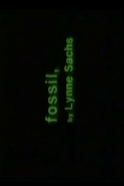 Fossil (1986) poster