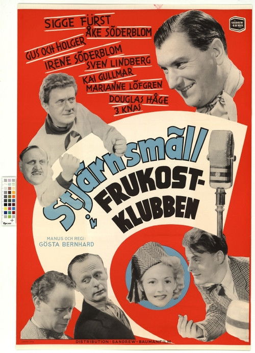 Stjärnsmäll i frukostklubben (1950) poster