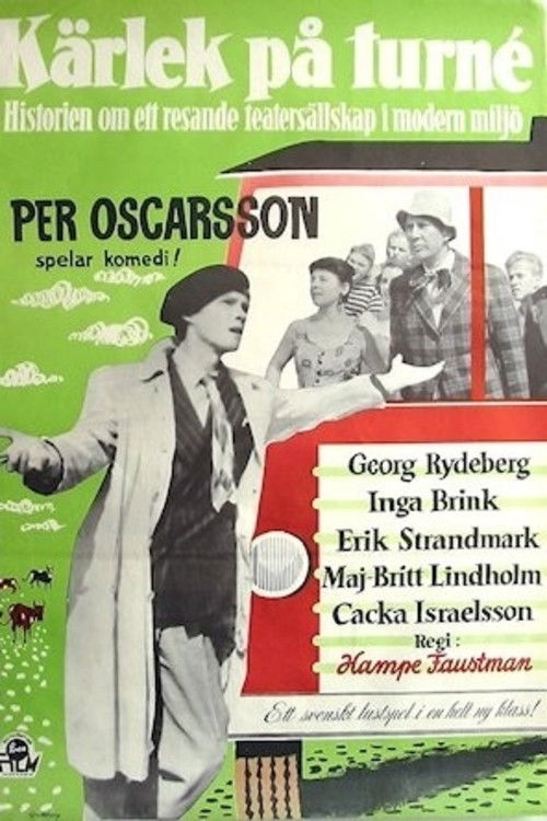 Kärlek på turné (1955) poster