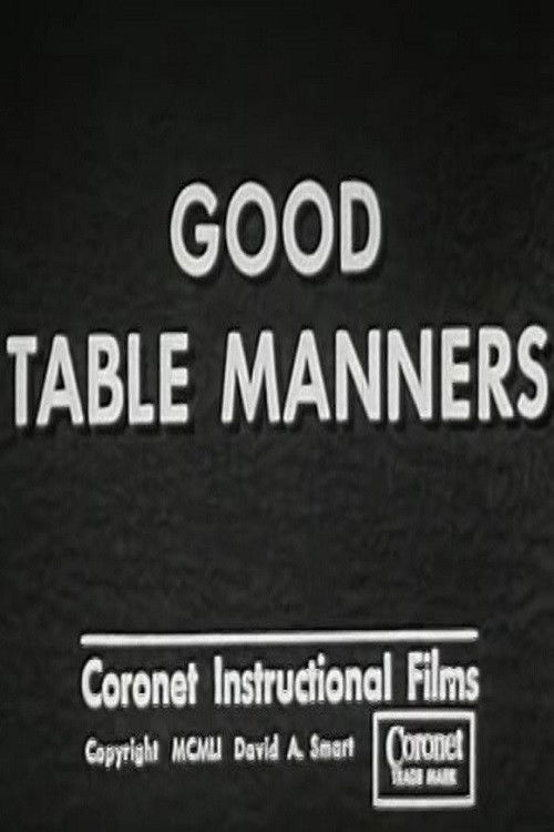 Good Table Manners (1951) poster