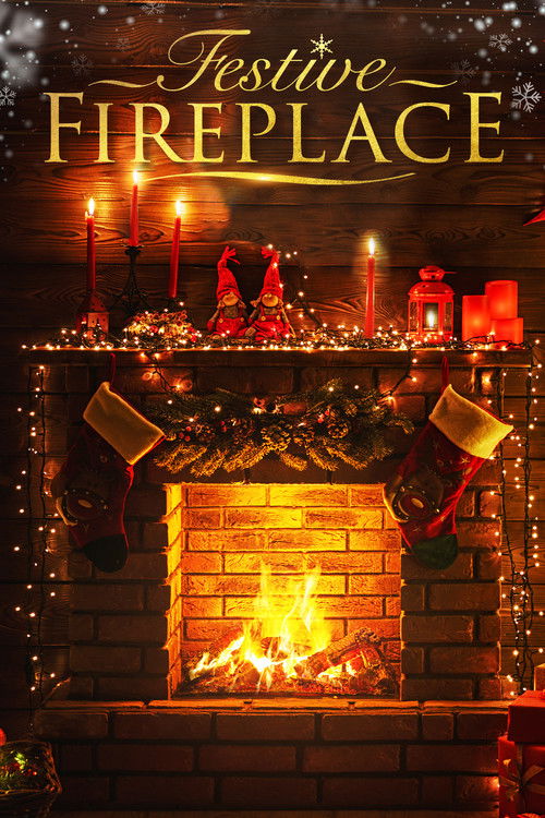 Festive Fireplace (2019) poster