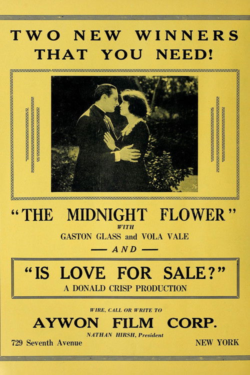 The Midnight Flower (1923) poster