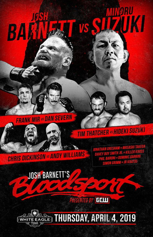 GCW: Josh Barnett’s Bloodsport (2019) poster