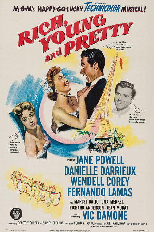 Rich, Young and Pretty (1951) poster