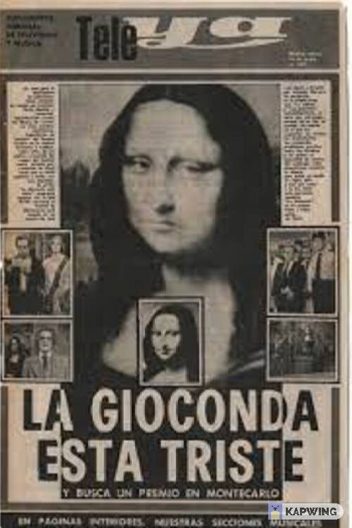 La Gioconda está triste (1977) poster