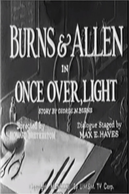 Once Over, Light (1931) poster