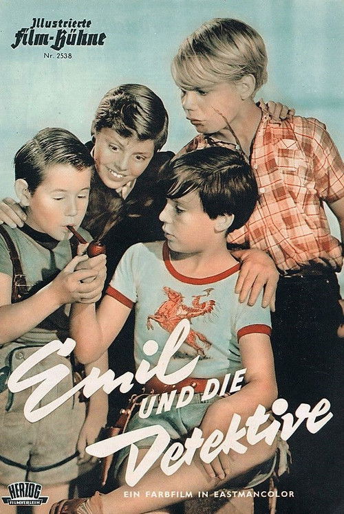 Emil and the Detectives (1954) poster