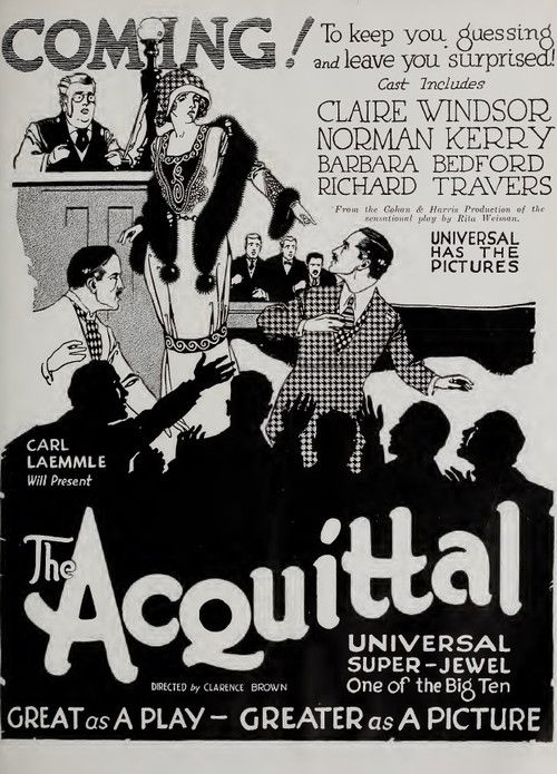 The Acquittal (1923) poster
