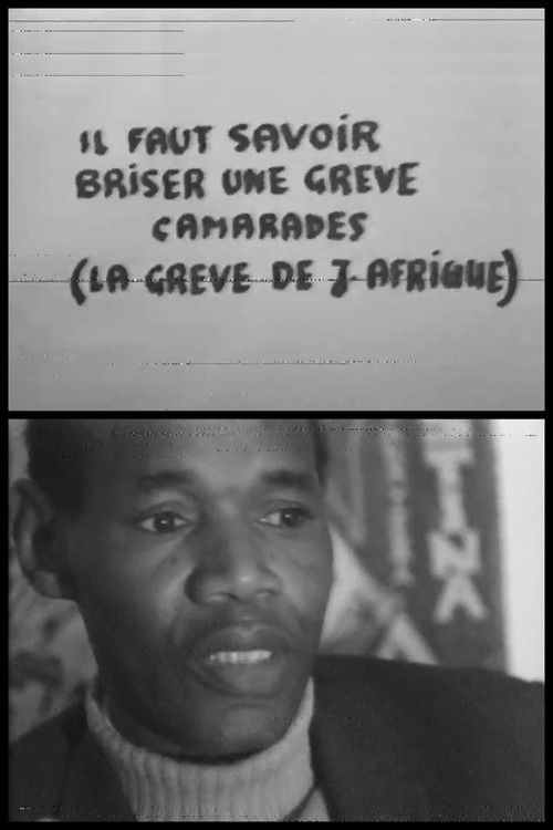Grève à Jeune Afrique (1972) poster