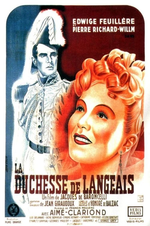 La Duchesse de Langeais (1942) poster