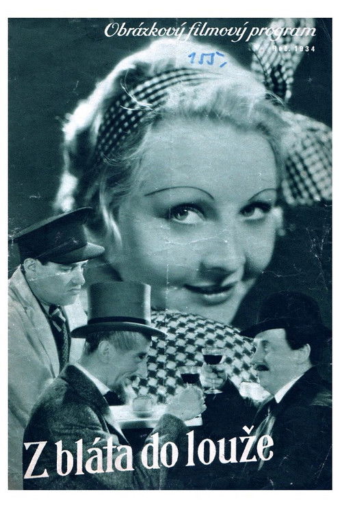 Z bláta do louže (1934) poster