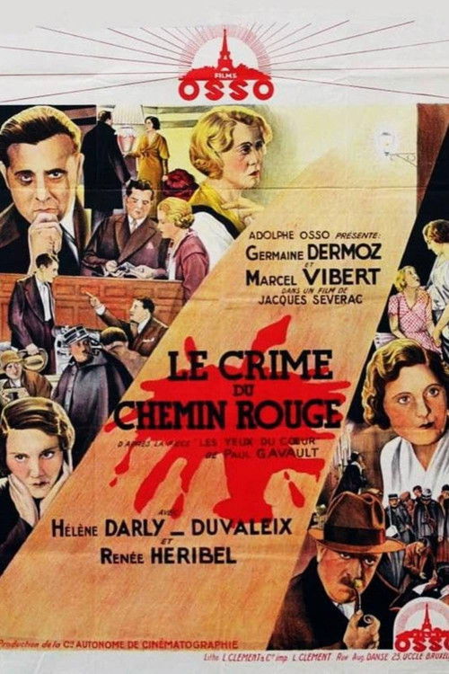 Le crime du chemin rouge (1933) poster