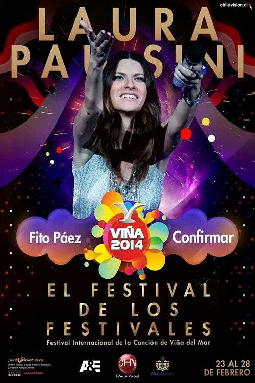 Laura Pausini Festival de Viña del Mar (2014) poster