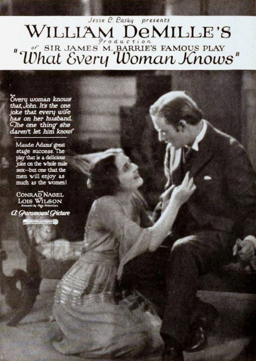 What Every Woman Knows (1921) poster
