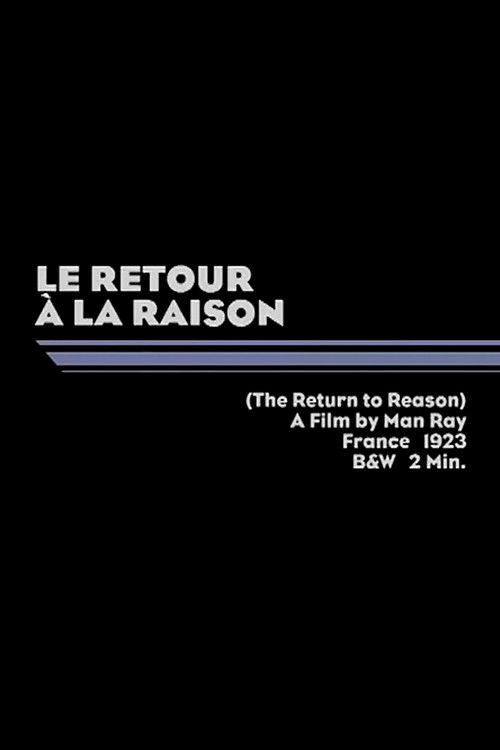 Le retour à la raison (1923) poster
