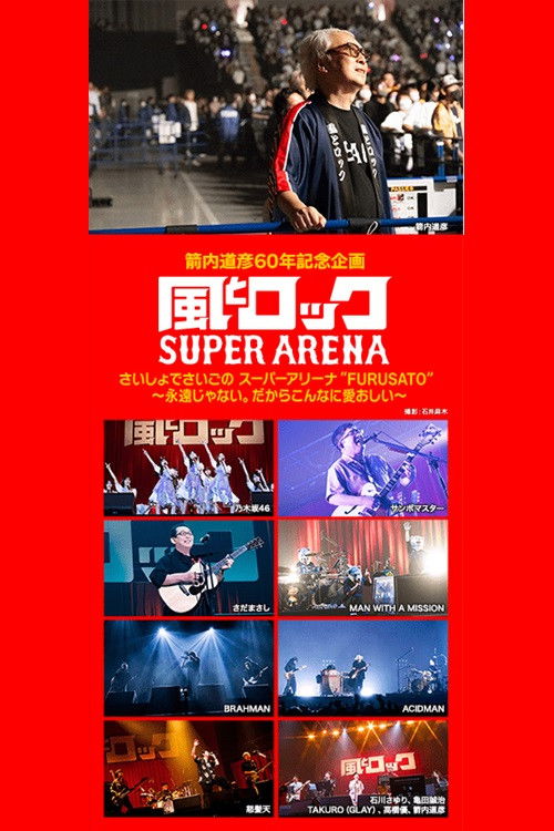 箭内道彦60年記念企画 風とロック さいしょでさいごの スーパーアリーナ (2024) poster