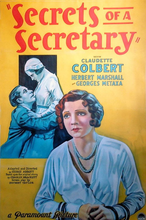 Secrets of a Secretary (1931) poster