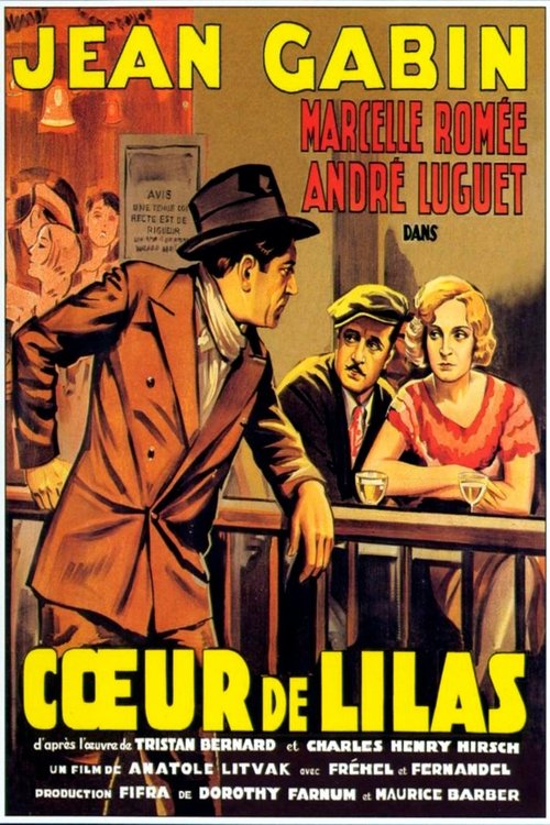 Cœur de Lilas (1932) poster