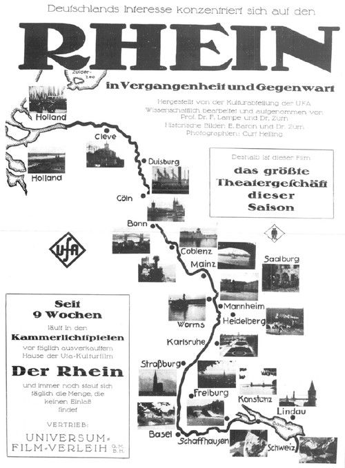 Der Rhein in Vergangenheit und Gegenwart (1922) poster