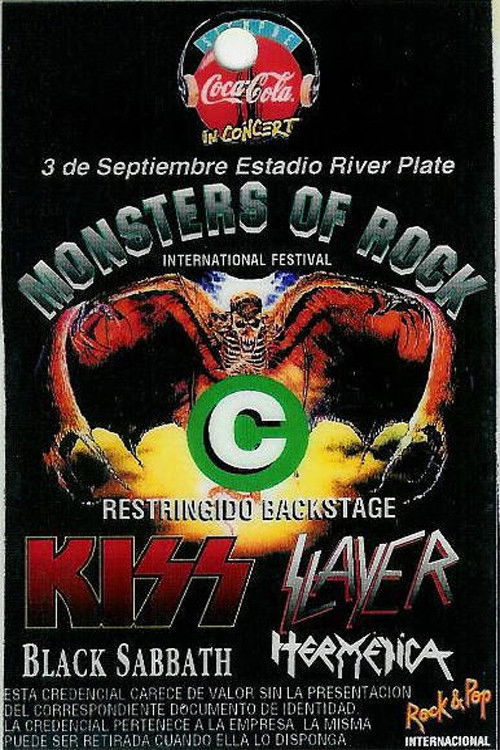 Black Sabbath. River Plate Stadium Buenos Aries 1994 (1994) poster