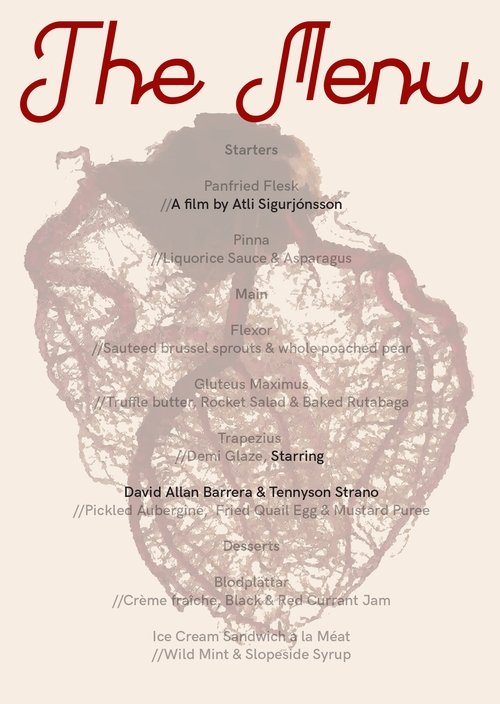 The Menu (2018) poster