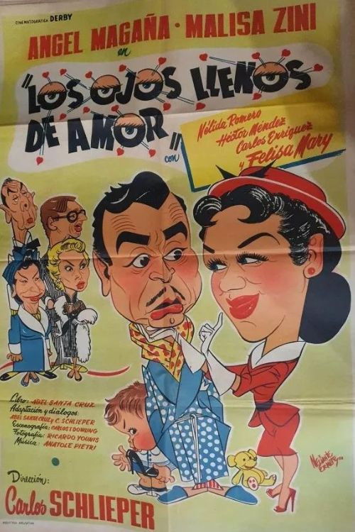 Los ojos llenos de amor (1954) poster