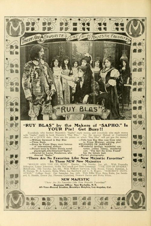 Ruy Blas (1914) poster